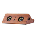 Portable Intelligent Induction Smooth Wooden Home Outdoor Speaker