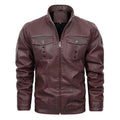 PU Leather Spring And Autumn Men's Jacket