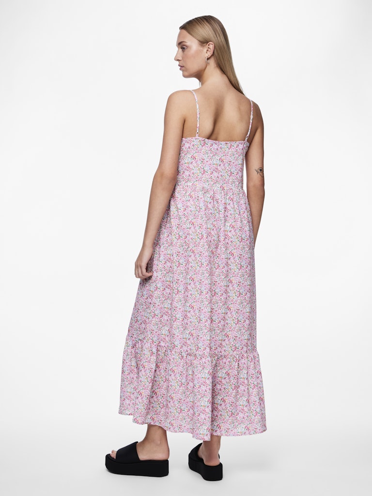 Langes Kleid mit Sade-Trägern