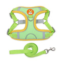 Safe Reflective Dog Pet Harness With Leash
