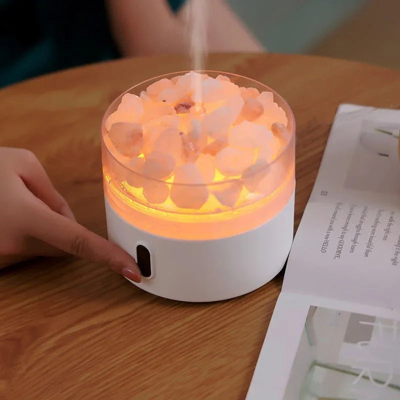 Salt Stone Lamp Essential Oil Aroma Diffuser Air Humidifier