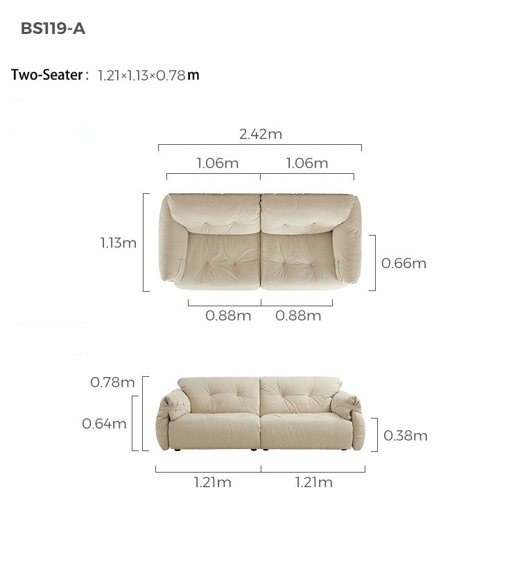 Scratch-Resistant Cloud-like Sofa-0