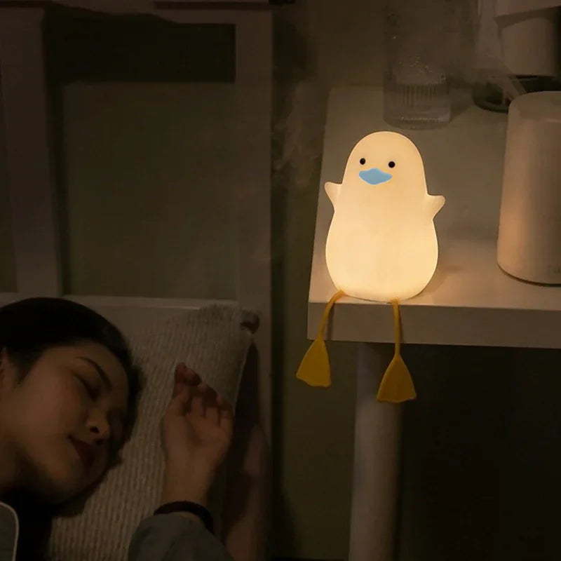 Seagull Silicone Night Light Soothing Animal Lamp For Kids Baby Adults