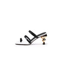 Sexy Square Toe Hour Glass Heels-0
