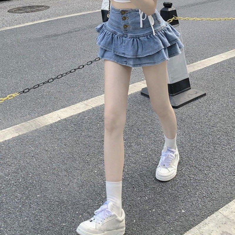 Short Summer Denim Skirt For Women