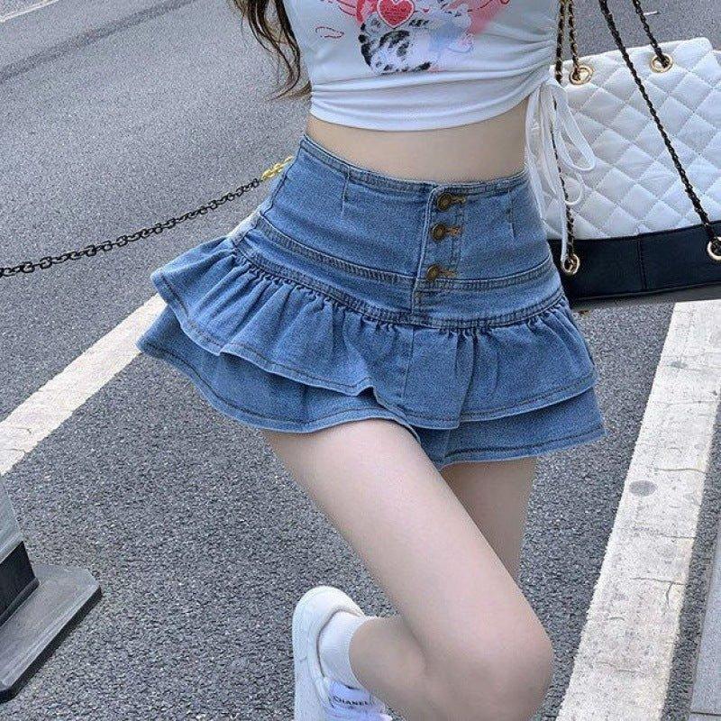 Short Summer Denim Skirt For Women