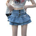 Short Summer Denim Skirt For Women
