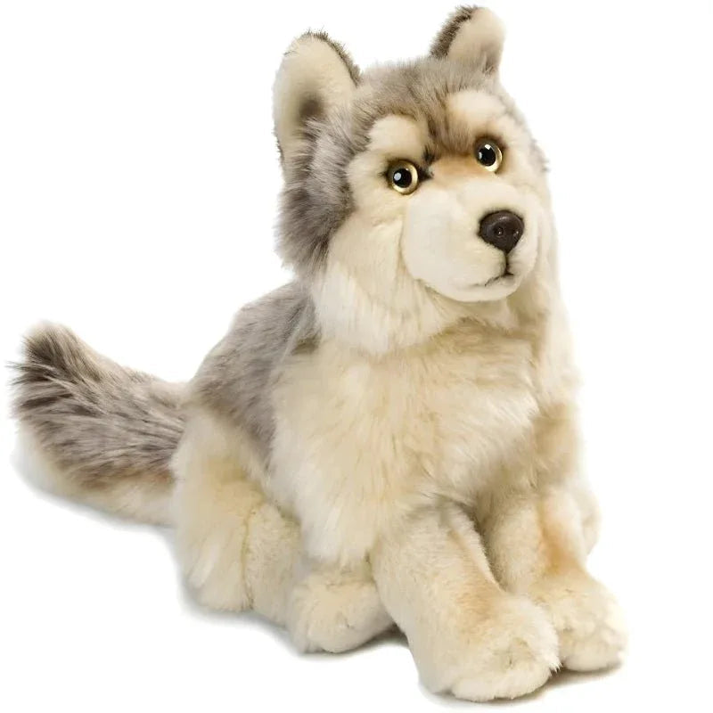 Simulation Wolf Dog Stuffed Animal Plush Toy