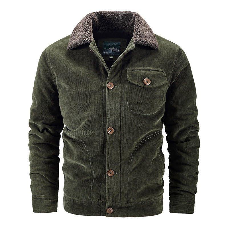 Single Breasted Warm Winter Autumn Jacket For Men