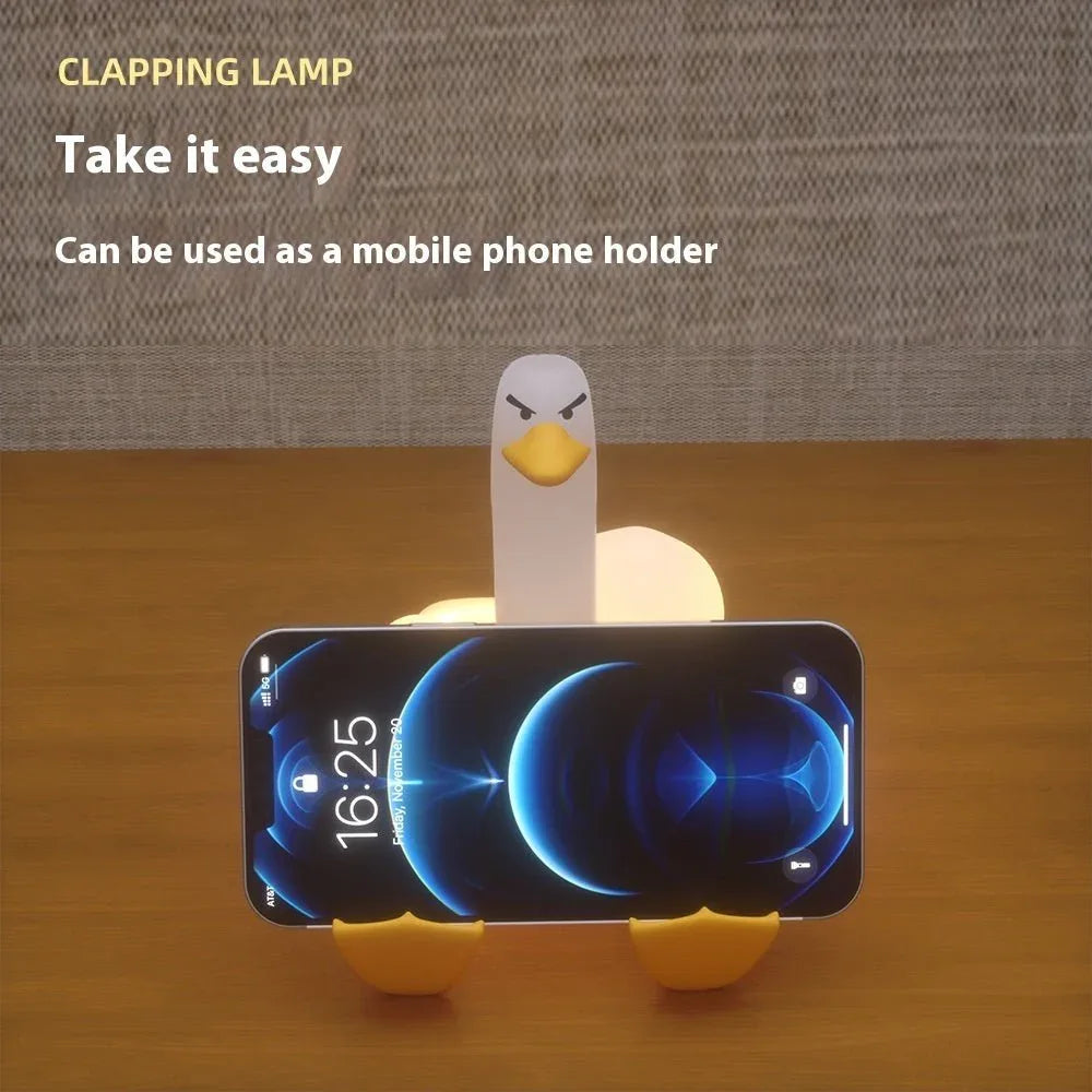 Sitting Duck Rechargeable Dimming Little Bedside Lamp