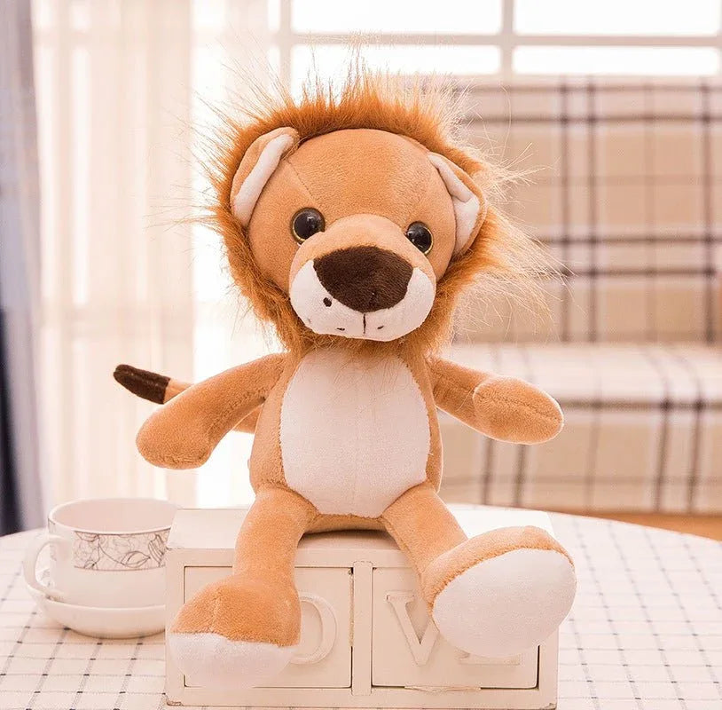 Sitting Lion Stuffed Animal Plush Toy