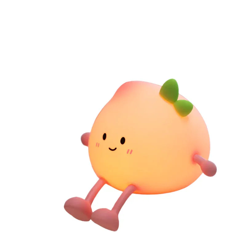 Small Peach Night Bedside Lamp