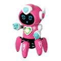 Smart Electronic Six-Claw Dancing LED Music Robot Toys For Kids Children Birthday Gift