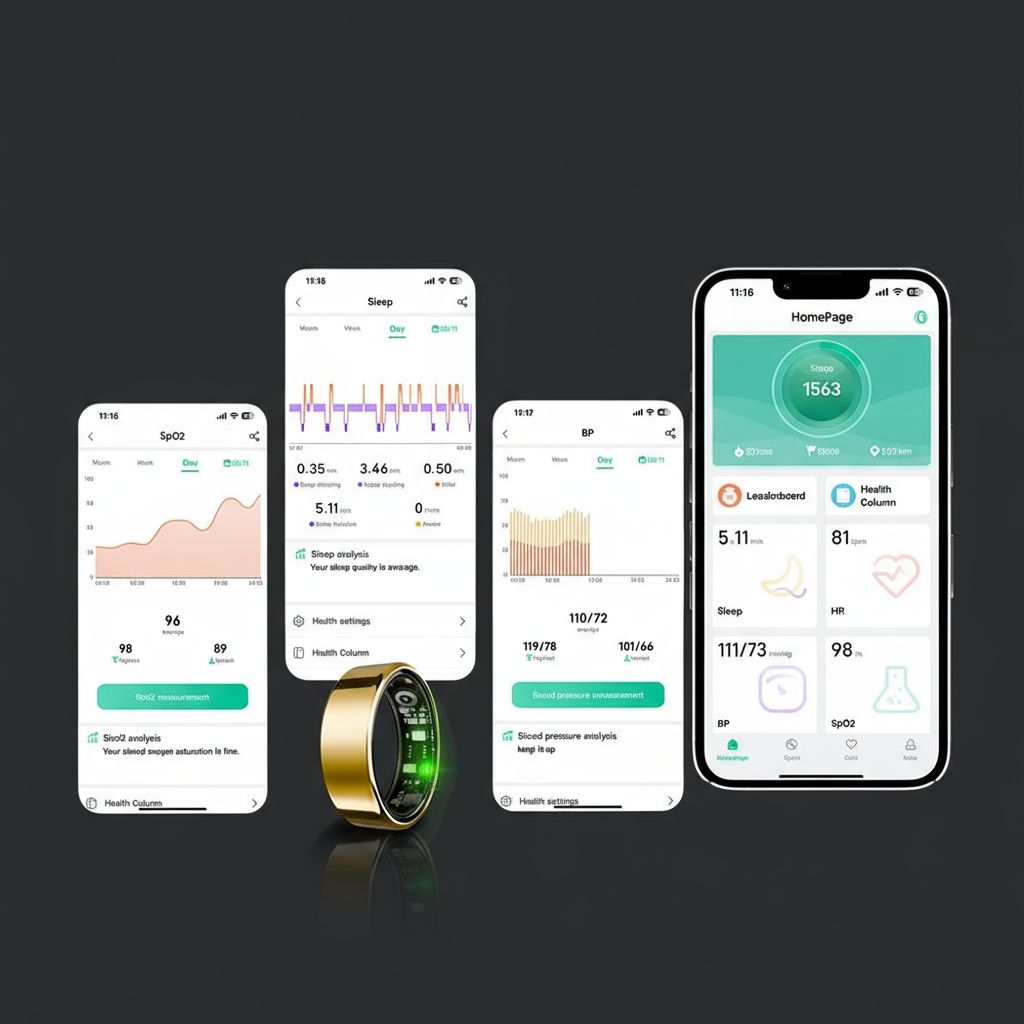Smart Ring - Upptäck framtidens hälsoövervakning – på ditt finger