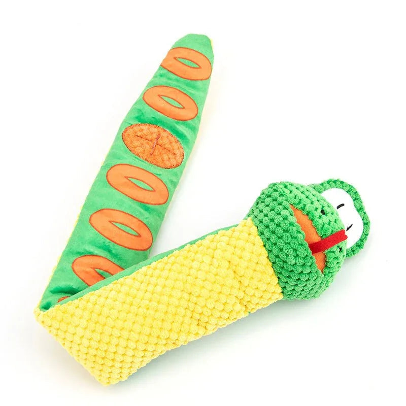 Snake Stress Relief Chew Toy For Dogs