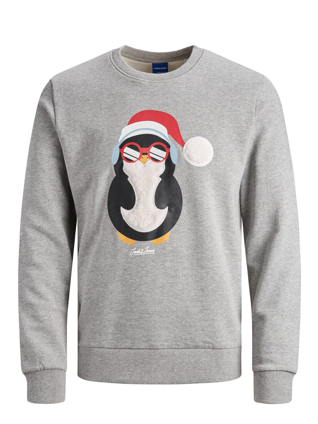Schneefall-Sweatshirt mit Rundhalsausschnitt