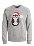 Schneefall-Sweatshirt mit Rundhalsausschnitt