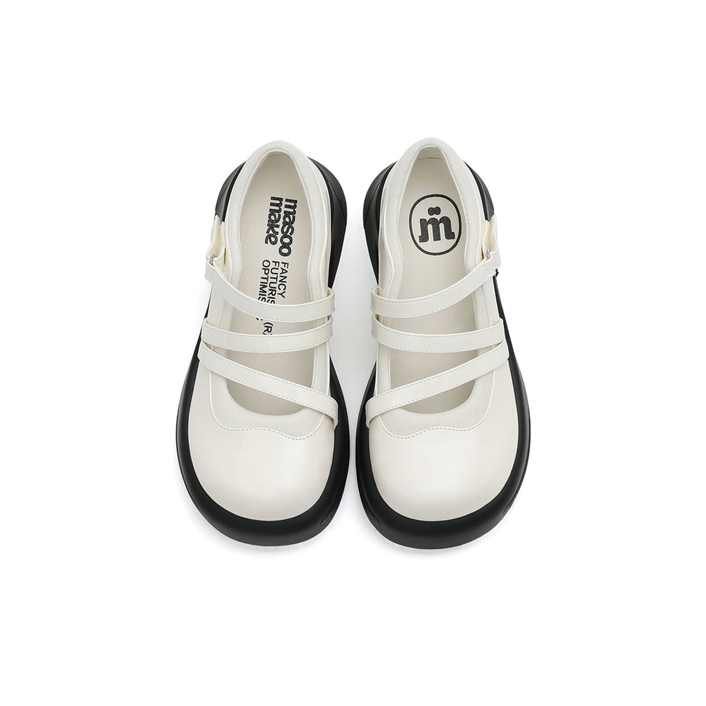 Soft Casual Platform Mary Jane Shoes-4