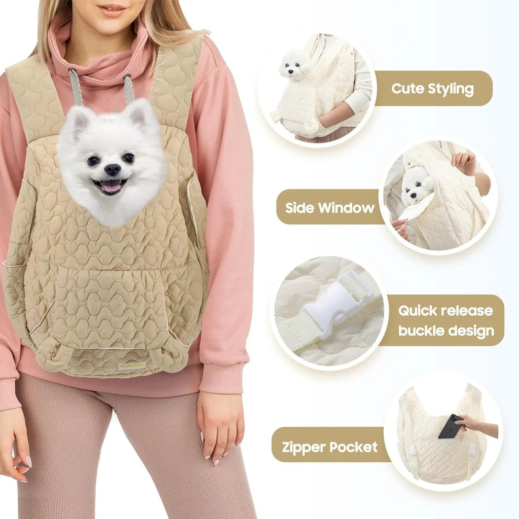 Soft Comfortable Large Capacity Pet Cat Dog Chest Bag