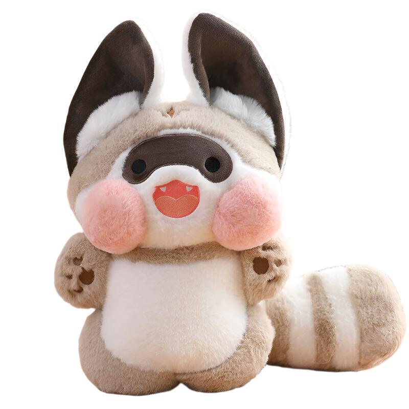 Soft Cute Fox Red Panda Raccoon Stuffed Animals Dolls Plush Toys