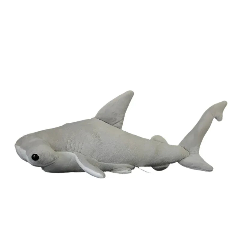 Soft Gray Marine Stuffed Hammerhead Shark Animal Plush Toy