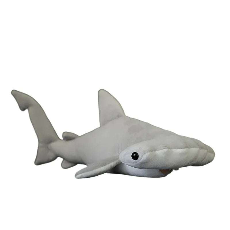 Soft Gray Marine Stuffed Hammerhead Shark Animal Plush Toy