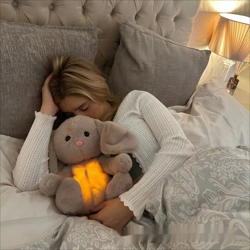 Soothing Breathing Rabbit Plush Toy
