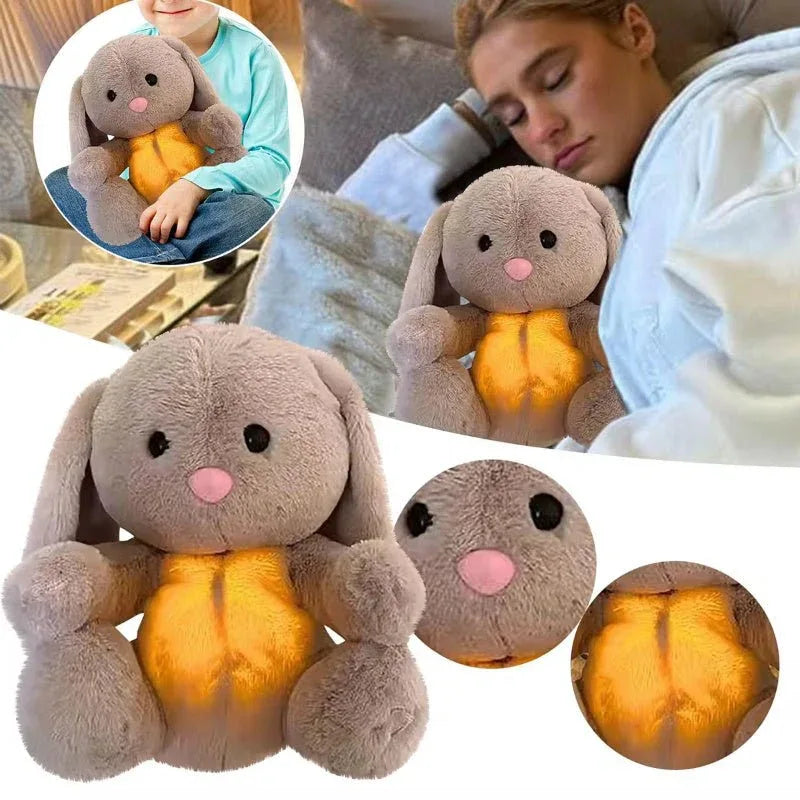 Soothing Breathing Rabbit Plush Toy