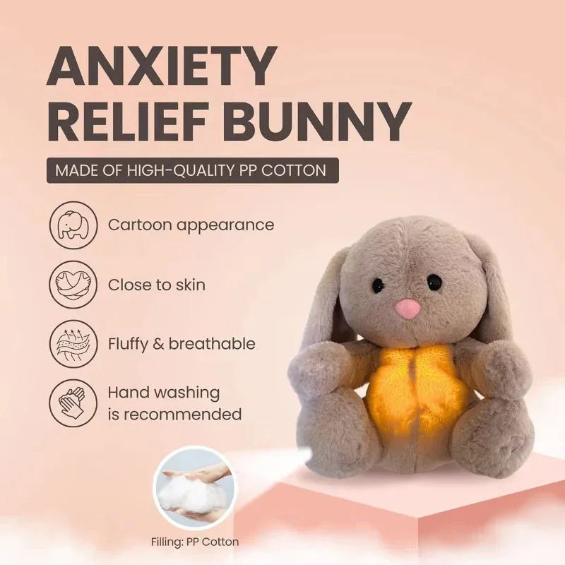 Soothing Breathing Rabbit Plush Toy