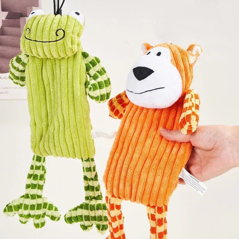 Squeaker Grinding Teeth Plush Toys For Aggressive Chewers