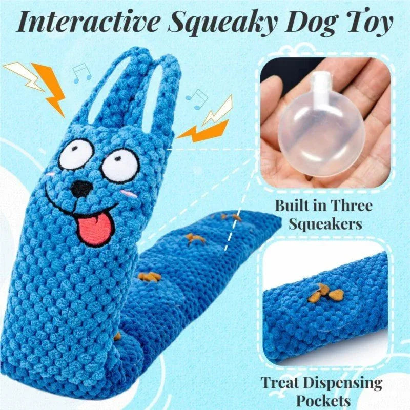 Squeaky Interactive Dog Puppy Bite-Resistant  Soft Comfortable Dog Toy