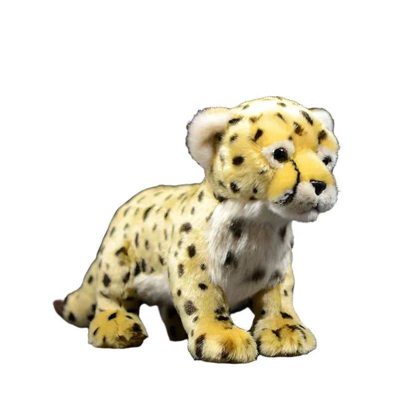 Standing Big Cat Cheetah Plush Toy