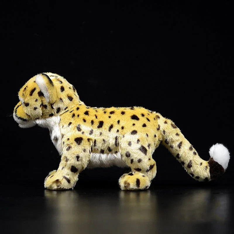 Standing Big Cat Cheetah Plush Toy