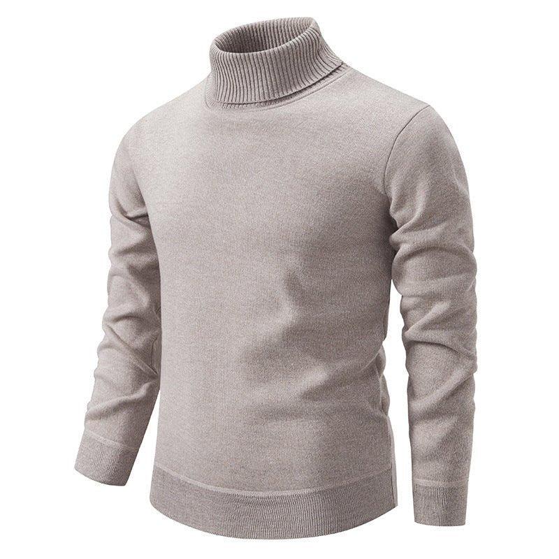Thick Warm Knitted Turtleneck Sweater For Men