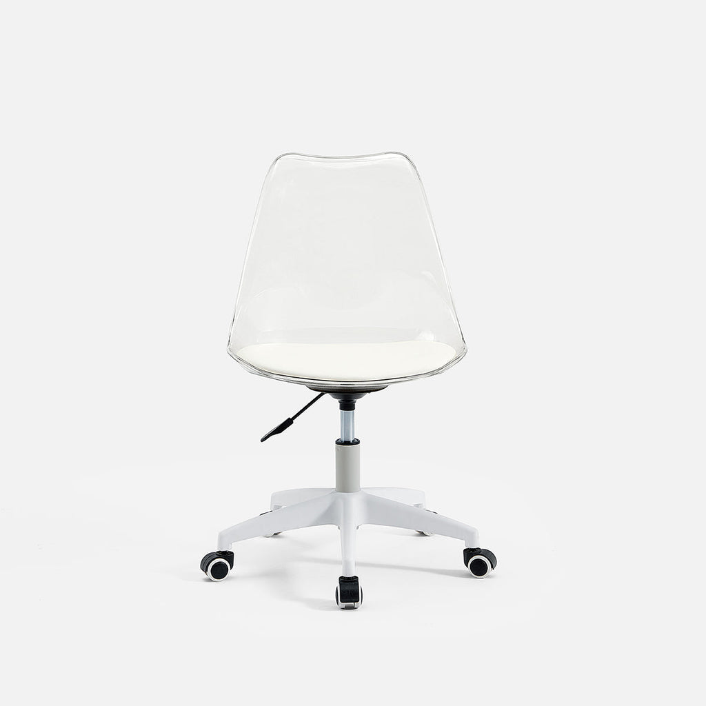 Transparent Ice White Chair-1