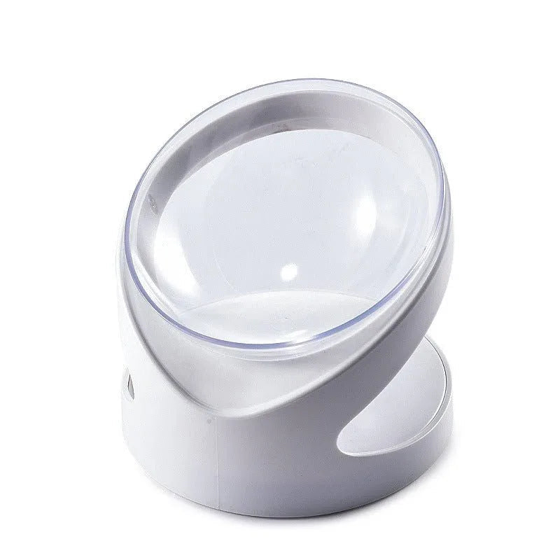 Transparent Pet Cat Dog Single Bowl