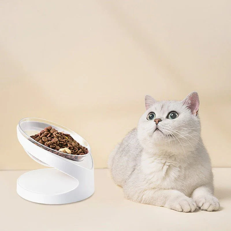 Transparent Pet Cat Dog Single Bowl