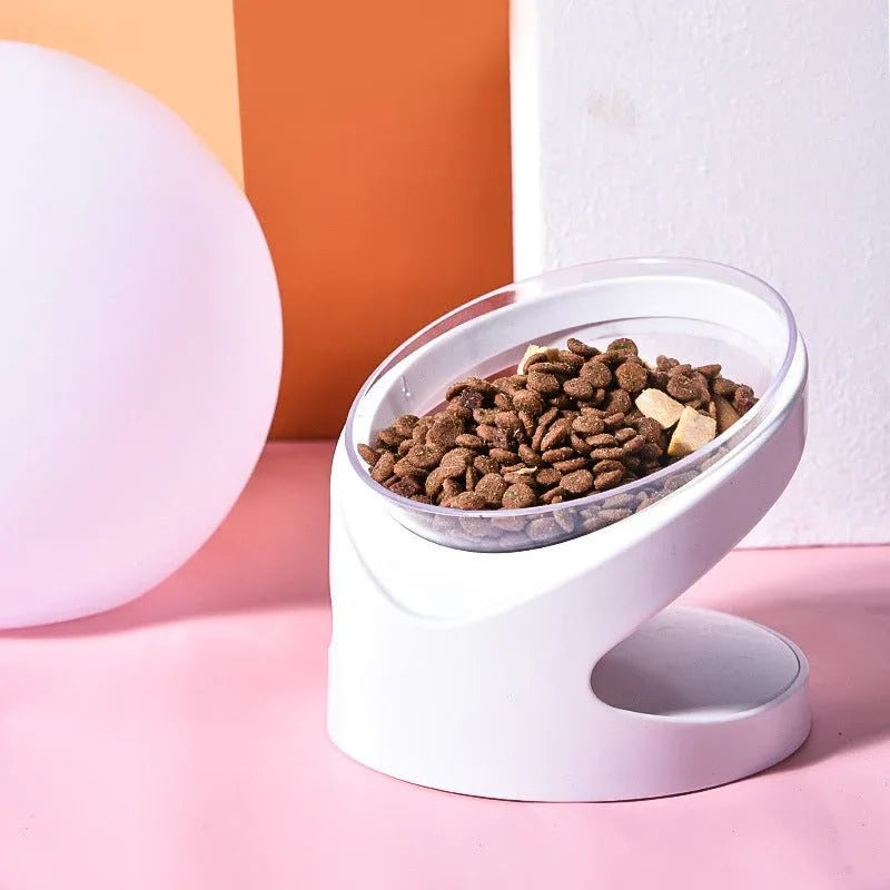 Transparent Pet Cat Dog Single Bowl