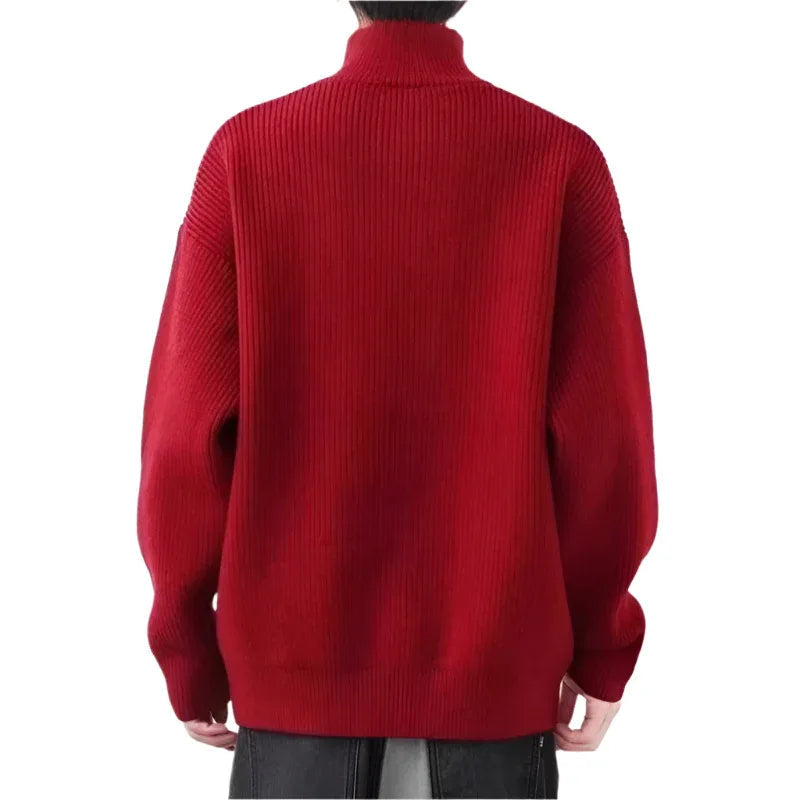 Turtleneck Autumn And Winter Sweater For Men