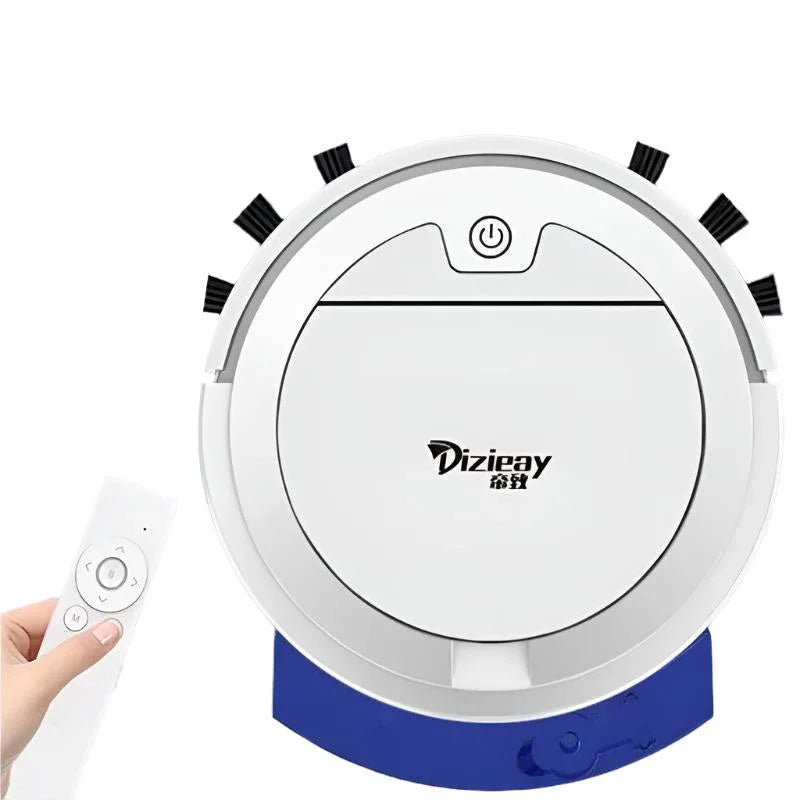 Ultra-Thin Remote Controlled Robot Vacuum Cleaner With Water Tank