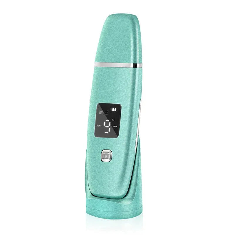 Ultrasonic Vibration Blackhead & Acne Removal Deep Cleansing Face Scrubber With Peeling Shovel