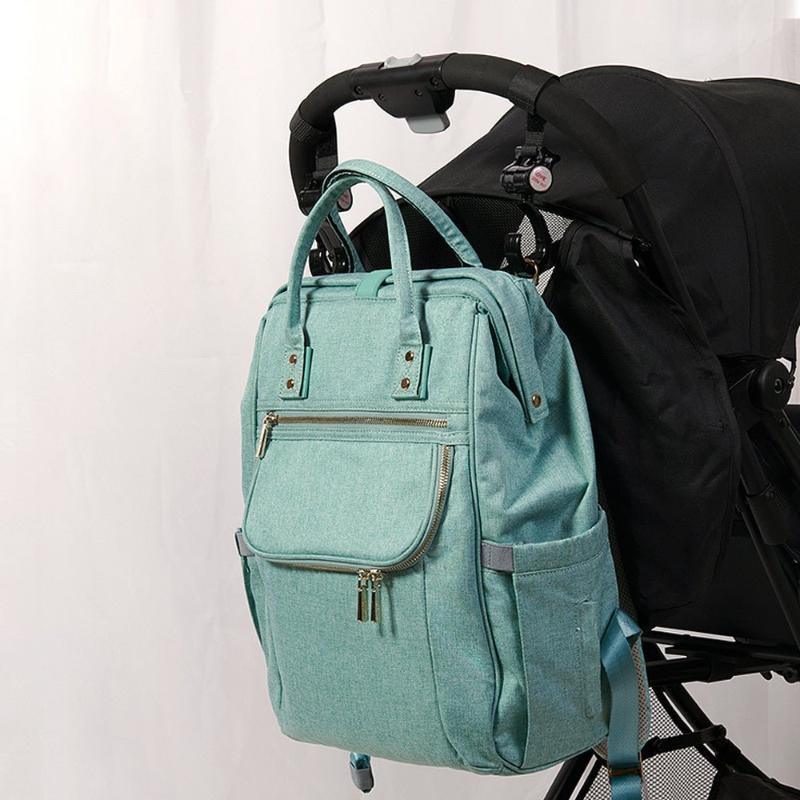 Waterproof Diaper Bag With Large Capacity & Insulation Pockets