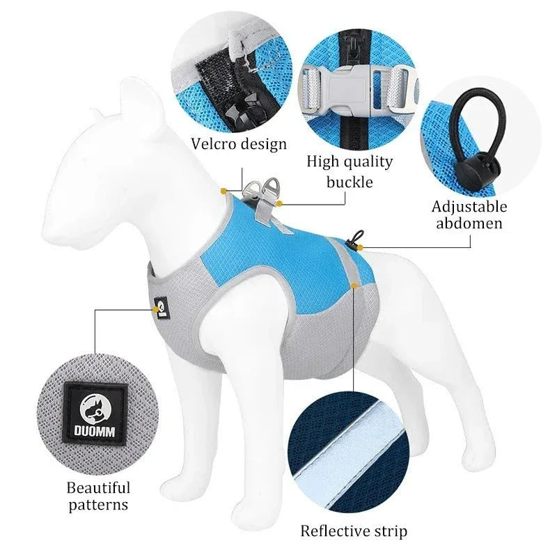 Waterproof Dog Pet Harness With Adjustable Size