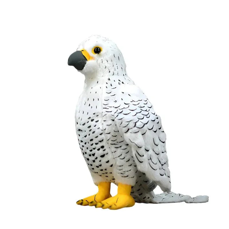 White Spear Falcon Bird Plush Toy