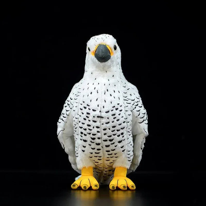 White Spear Falcon Bird Plush Toy