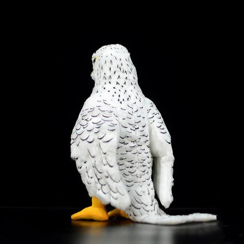 White Spear Falcon Bird Plush Toy