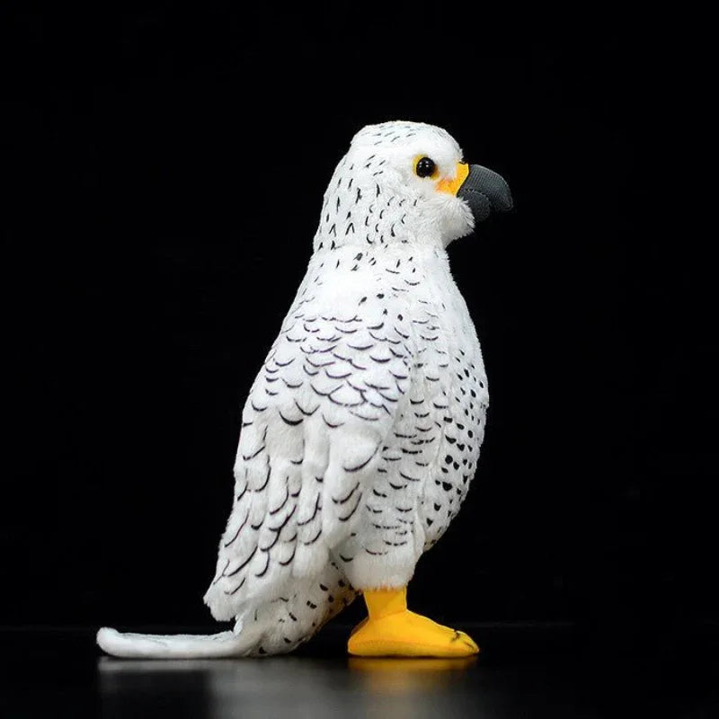 White Spear Falcon Bird Plush Toy