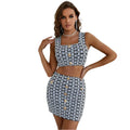 Women's High-End Fashion Skirt And Top Two-Piece Clothing Set