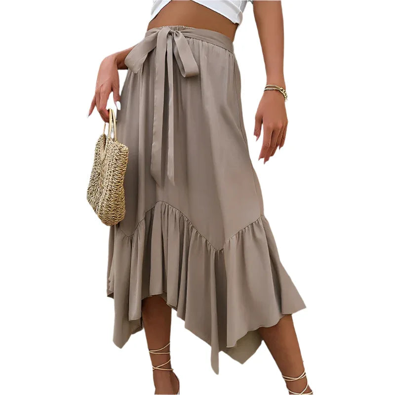 Women's Irregular Ruffle Skirt