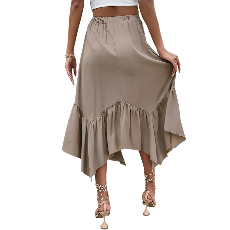 Women's Irregular Ruffle Skirt